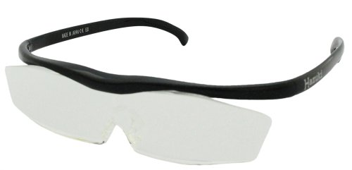 Hazuki 안경식 루페 흰색 클리어 1.6배 보통 사이즈 렌즈 하즈키 콤팩트구모델