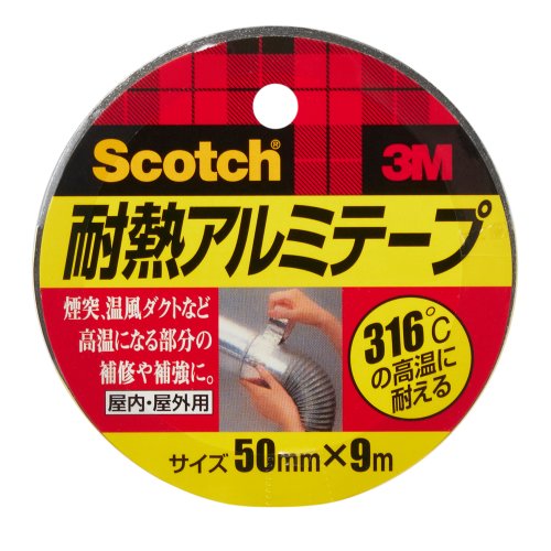 3M 스카치 내열 알루미늄 테이프 50mmx9m ALT-50