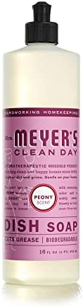 Mrs. Meyers Liquid Dish Soap, Biodegradable Formula, Geranium, 16 fl. Oz