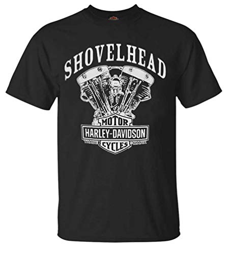 Harley-Davidson Men 티셔츠 Shovelhead Engine Short Sleeve 매트 30294026