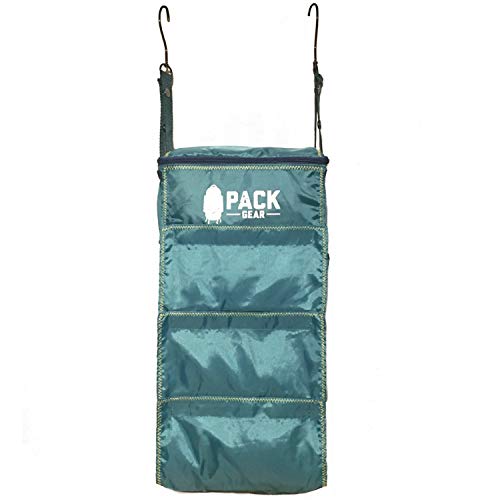Pack Gear Suitcase Organizer - Pack More In Your Suitcase Or Carry-On With These Hanging Packing Cubes For Travel - Unpack Instantly By Hanging This Teal Luggage Shelf Organizer In The Closet