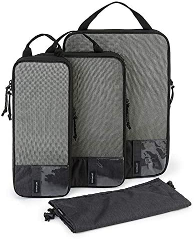 Packing Cubes, BAGSMART Compression Packing Cubes for Suitcases, Expandable Travel Organizer for Luggage, Lightweight Suitcase Organizers for Woman & Man