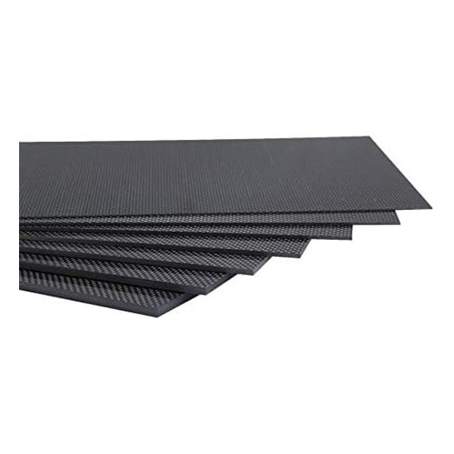 200X300X1.0MM 100% 3K Plain Weave Carbon Fiber Sheet Laminate Plate Panel